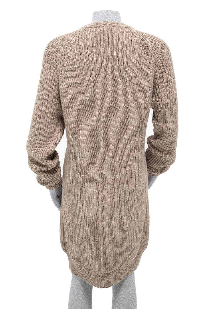 Alpaca Sweater Coat Clay