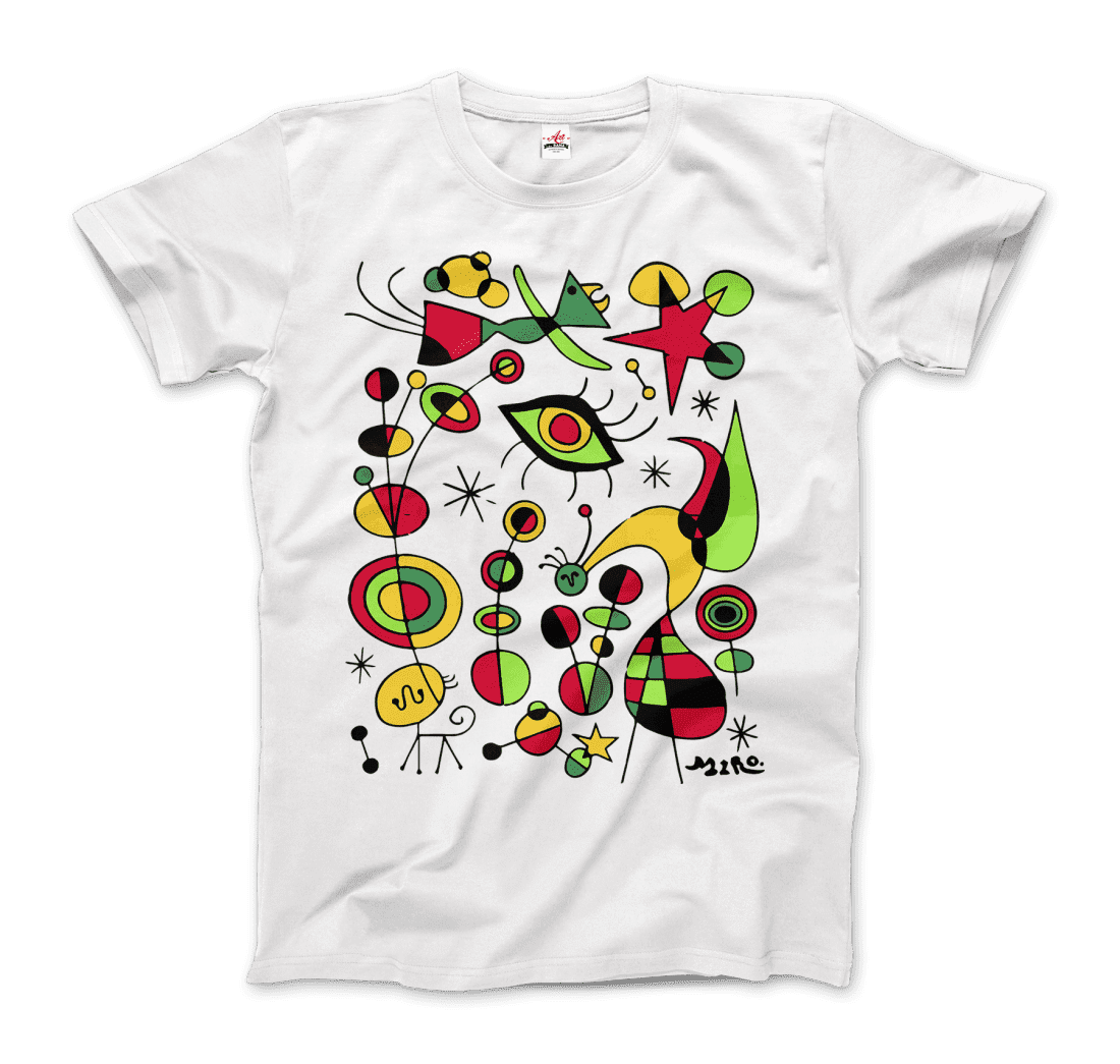 Joan Miro Peces De Colores Artwork T-Shirt