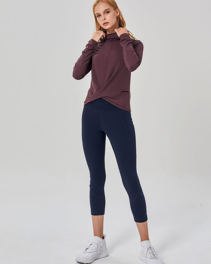 Turtle-Cowl Neck Coziplex™ Long Sleeve