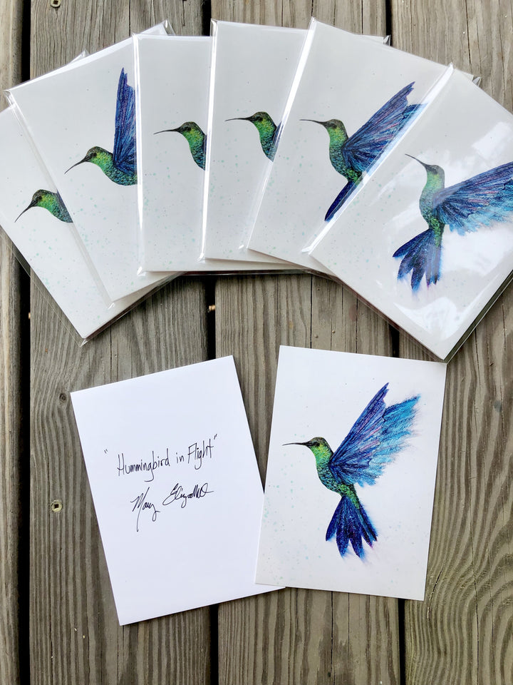 Hummingbird in Flight Prints