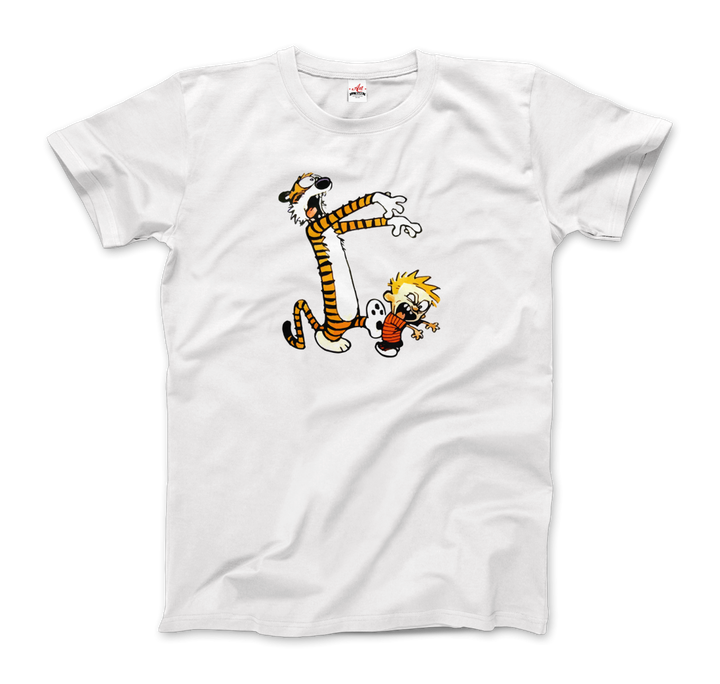 Calvin and Hobbes Playing Zombies Artwork T-Shirt