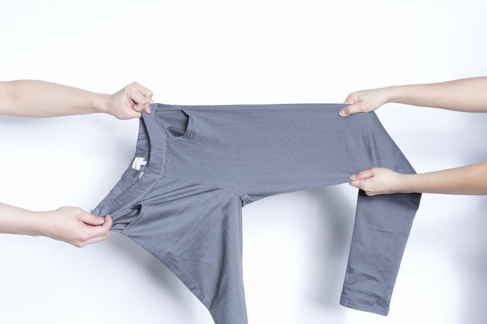 Girls Grey Denim Legging Pants