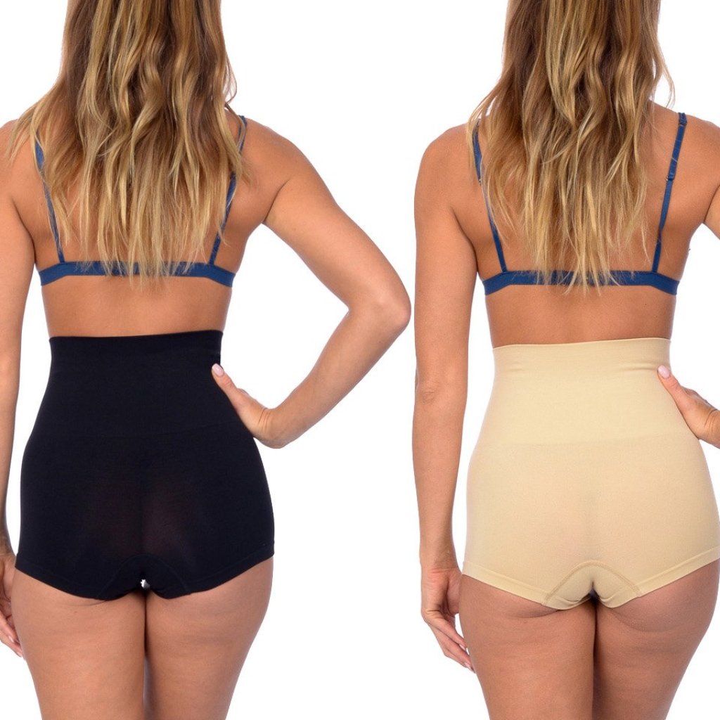 Seamless High Waist Boy Short Shaper 2 Pack