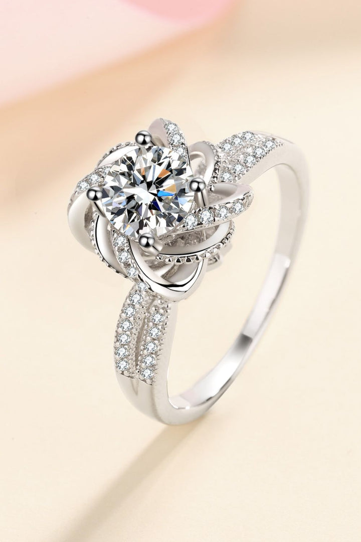 1 Ct Moissanite 925 Sterling Silver Ring