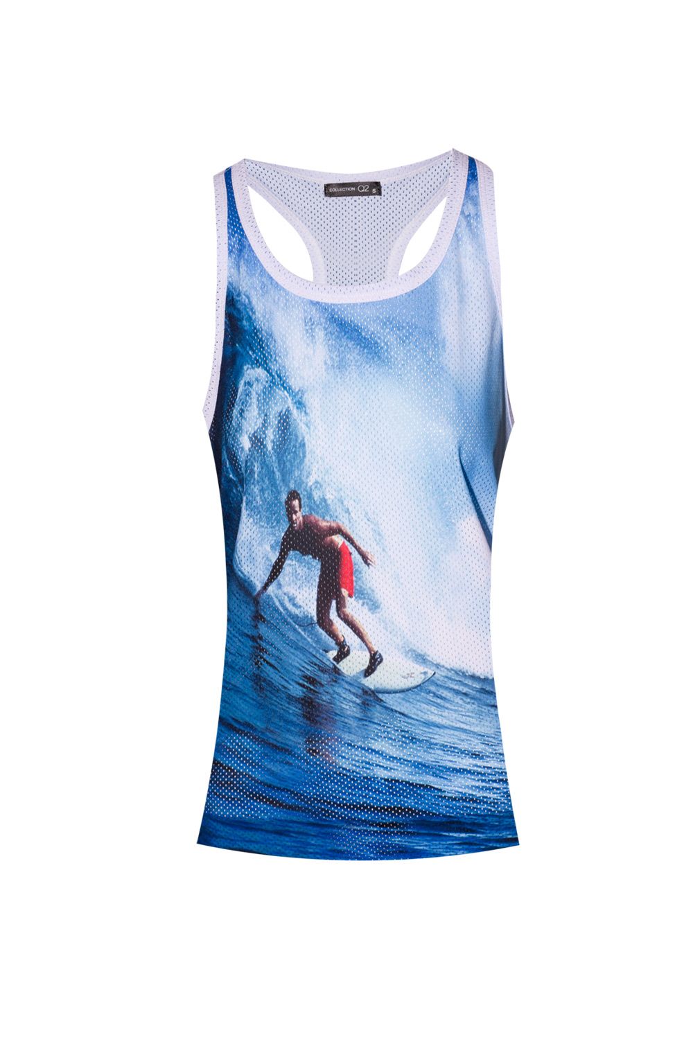 Tee with Surf Print