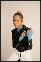 Belted Biker Jacket
