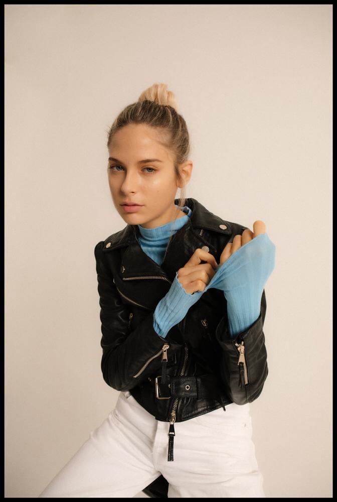 Belted Biker Jacket
