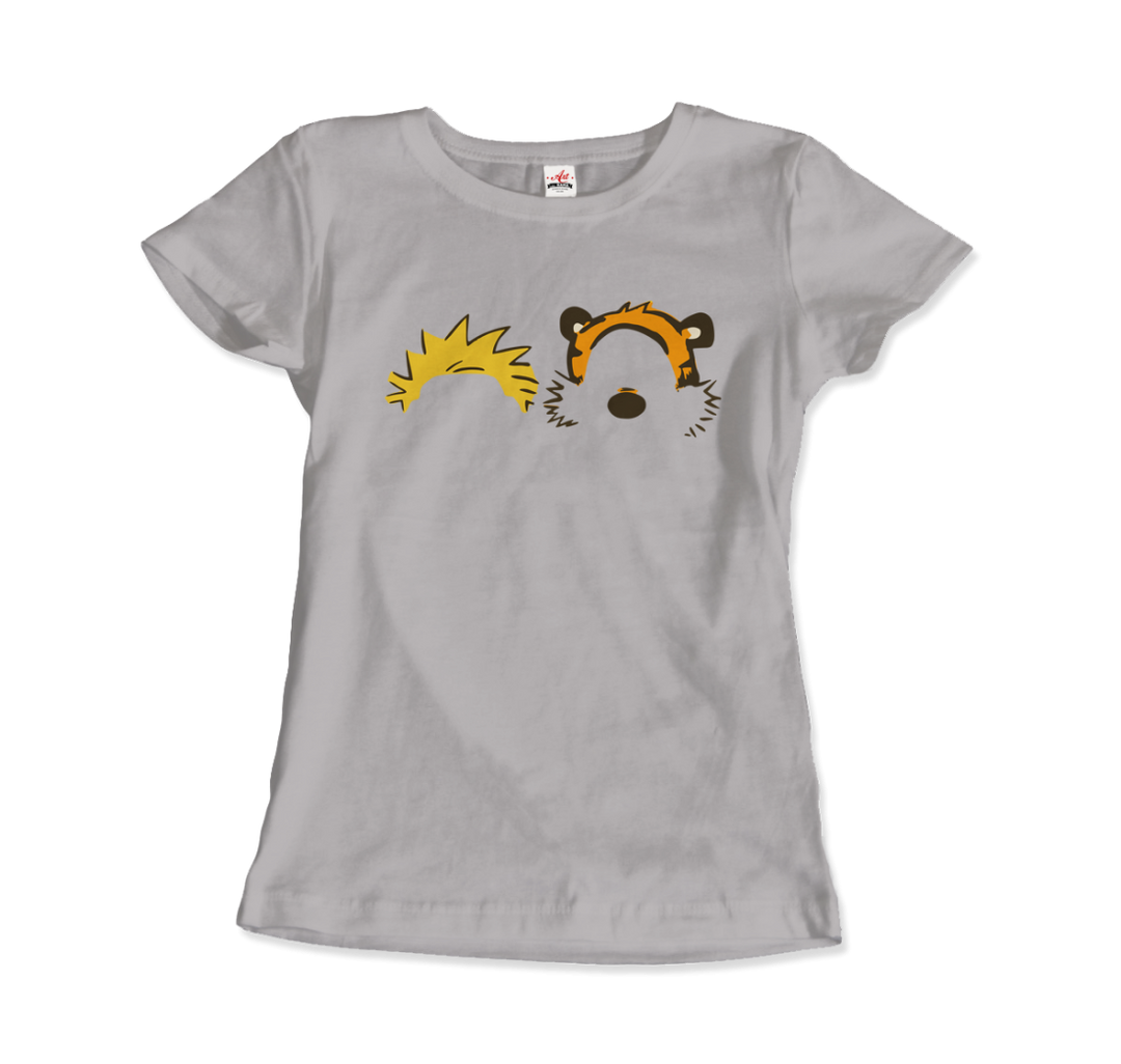 Calvin and Hobbes Faces Contour T-Shirt