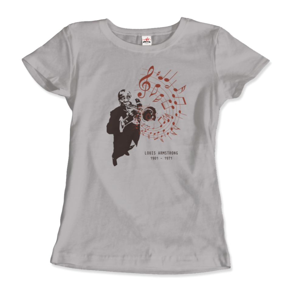 Louis Armstrong (Satchmo) Playing Trumpet T-Shirt