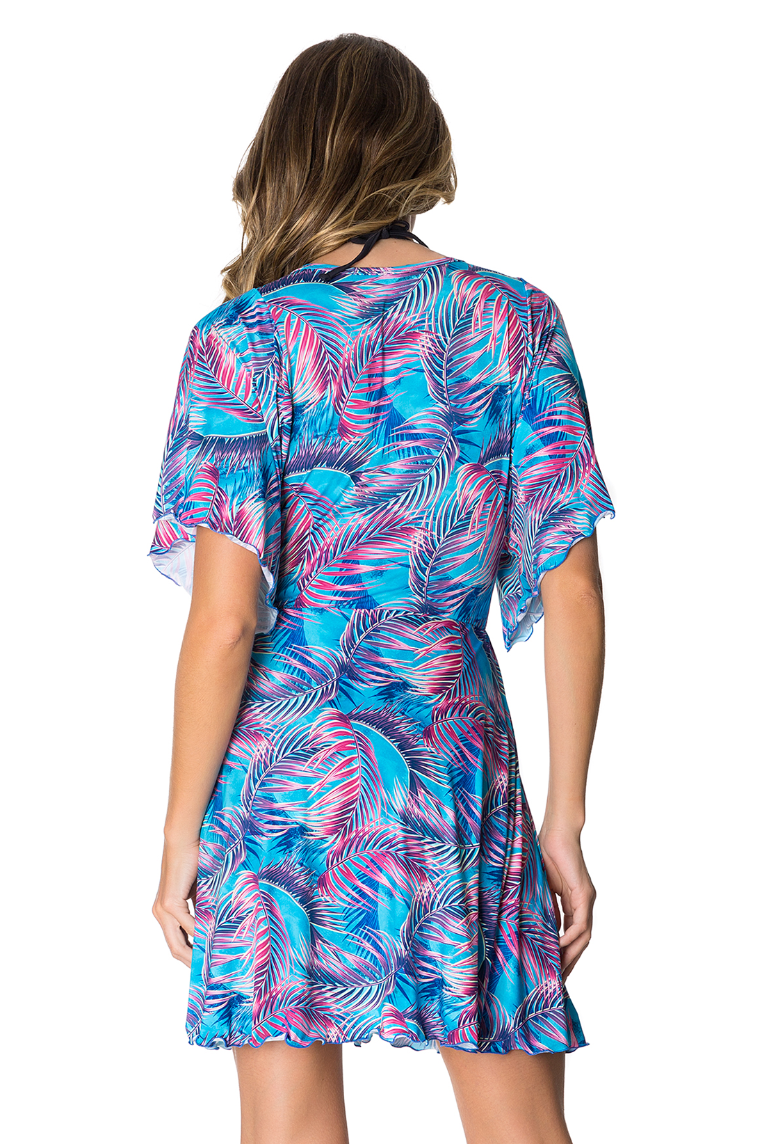 Del Ray Beach Cover Up in Daylight Palm by Lybethras