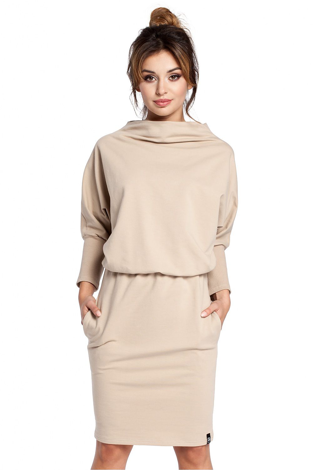 Beige Long Sleeve Daydress