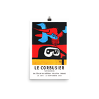 Le Corbusier 1963 Exhibition Artwork Poster