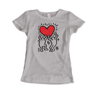 Men Holding Heart Icon, Street Art T-Shirt