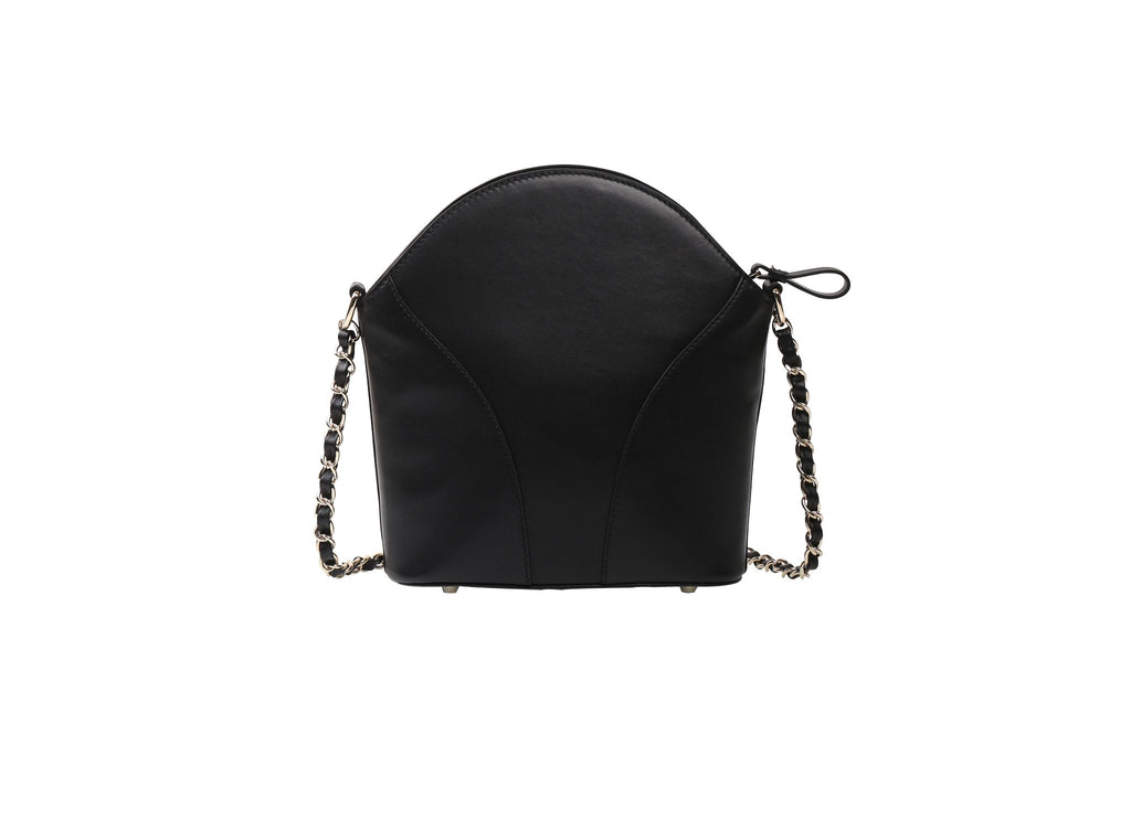 Feather Black Shoulder Bag