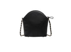 Feather Black Shoulder Bag