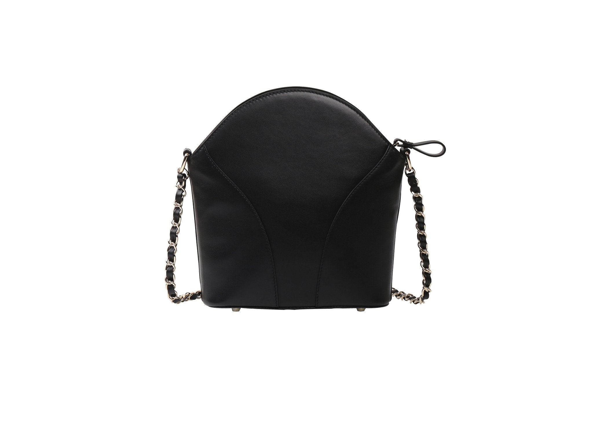 Feather Black Shoulder Bag