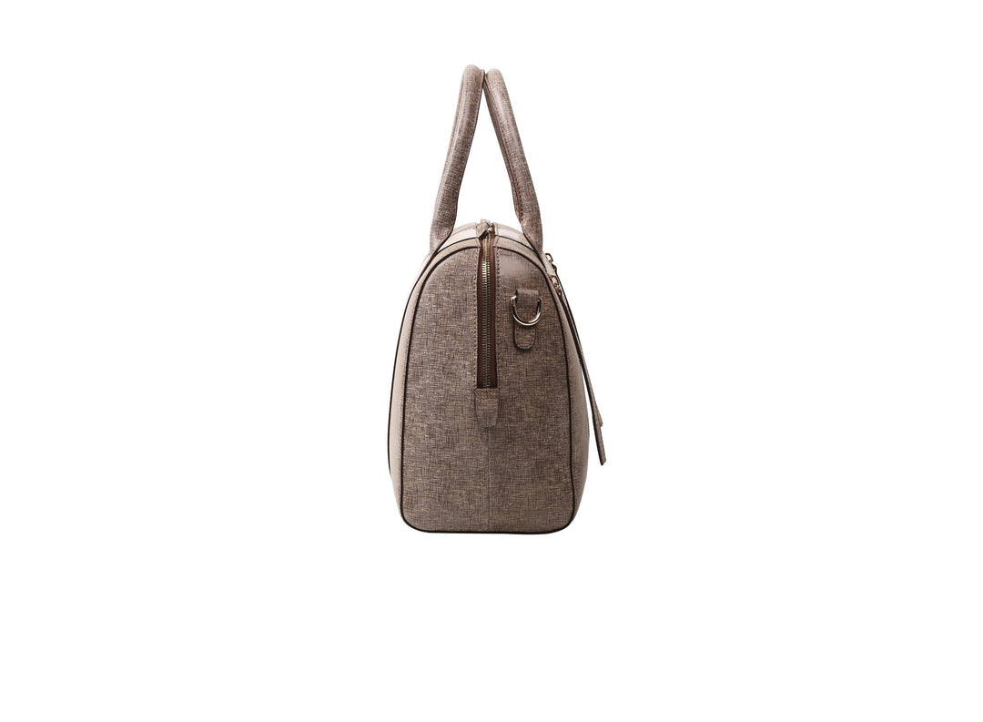 Calligraphy Brown Satchel