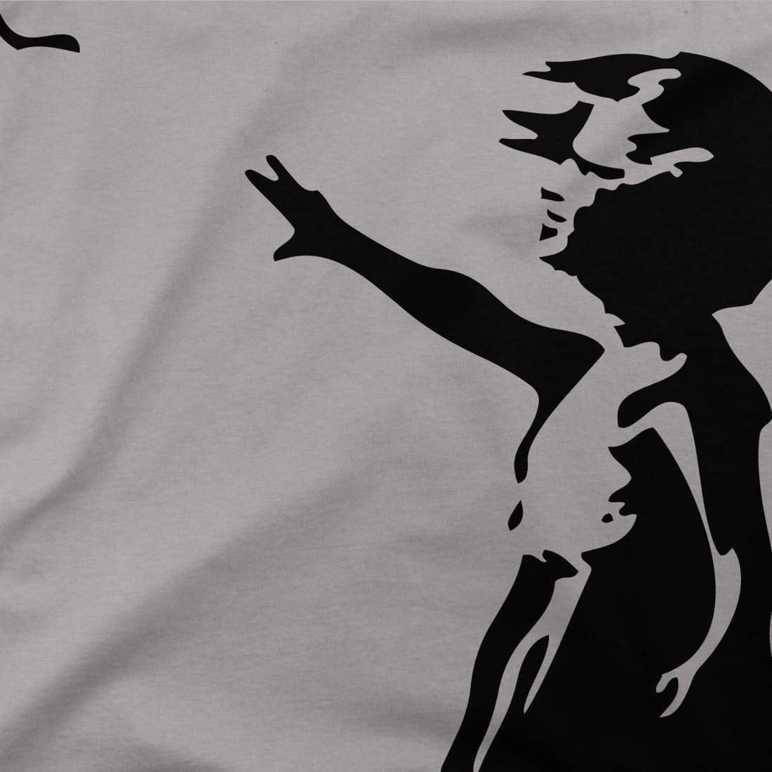 Banksy The Girl With a Red Balloon Artwork T-Shirt Men & Women