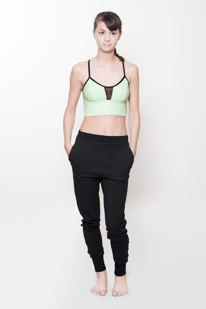 Cropped Wide-Band Bra Top