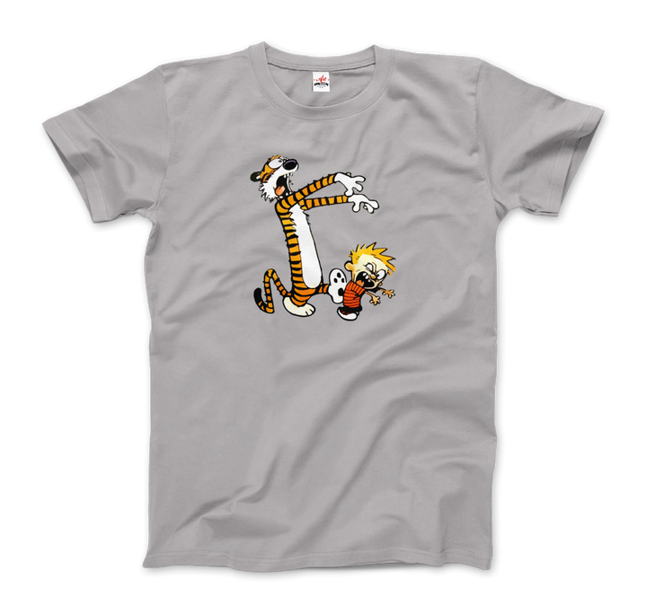 Calvin and Hobbes Playing Zombies Artwork T-Shirt