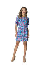 Del Ray Beach Cover Up in Midnight Palm by Lybethras