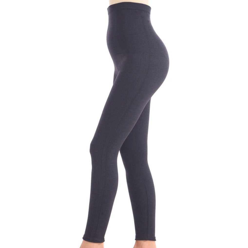 New Shaping Legging with Extra High 8" Waistband in Grey