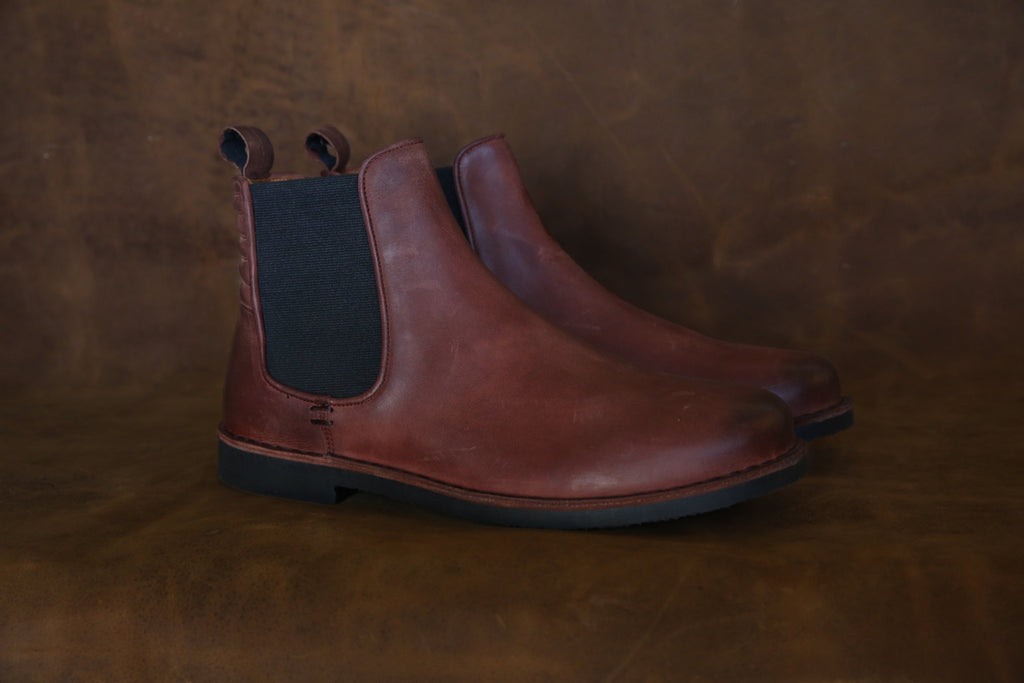 The Gamble Leather Boot Oxblood