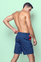 Beach Shorts "Neptune" Right Side Velcro Pocket and Side Pockets