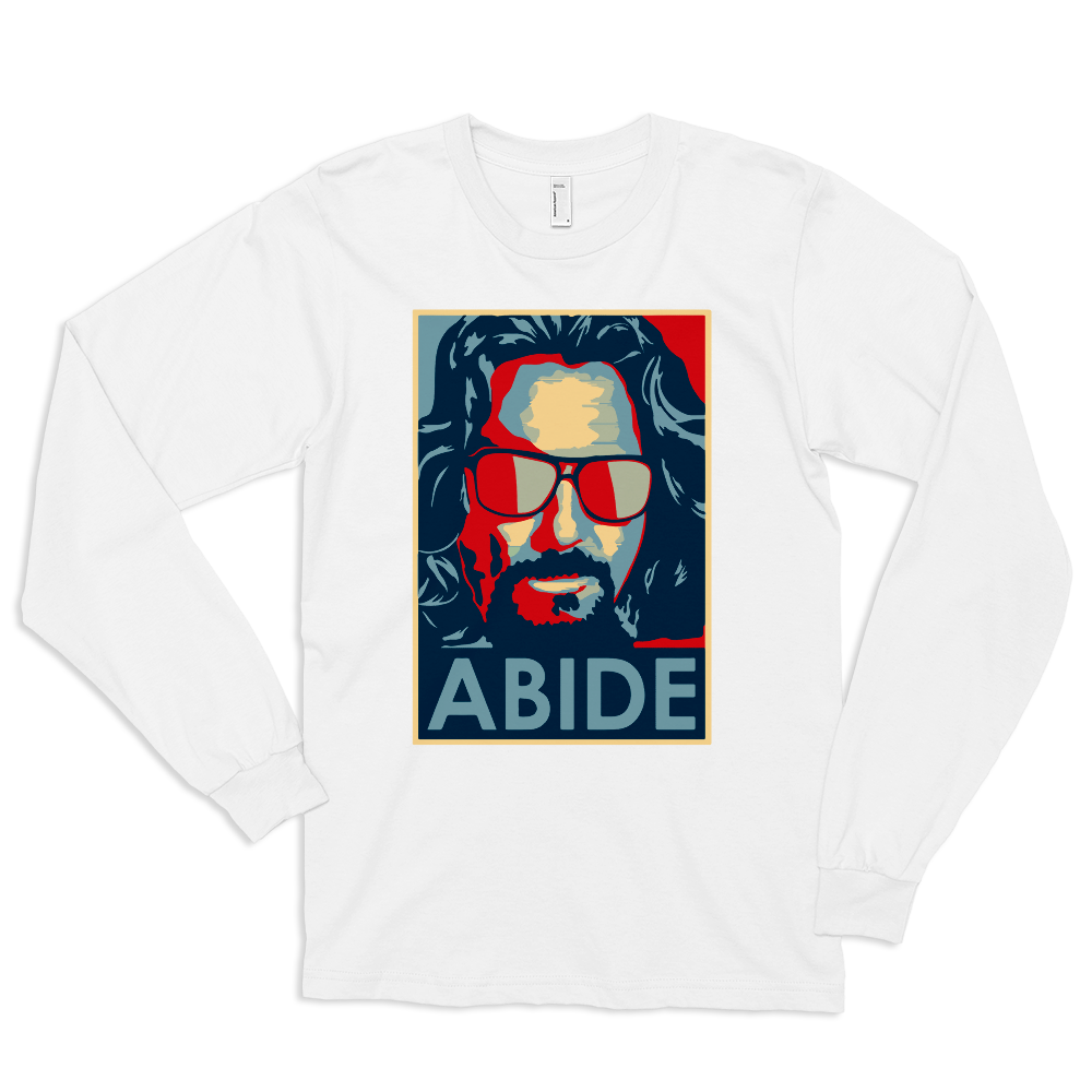 Big Lebowski Abide, Hope Style Long Sleeve T-Shirt