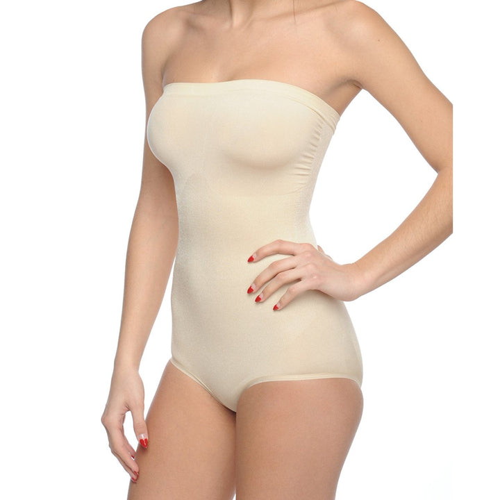 Seamless Strapless Bodysuit Nude