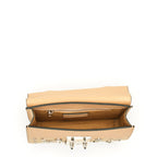 The Hollywood Small Leather Bag Beige