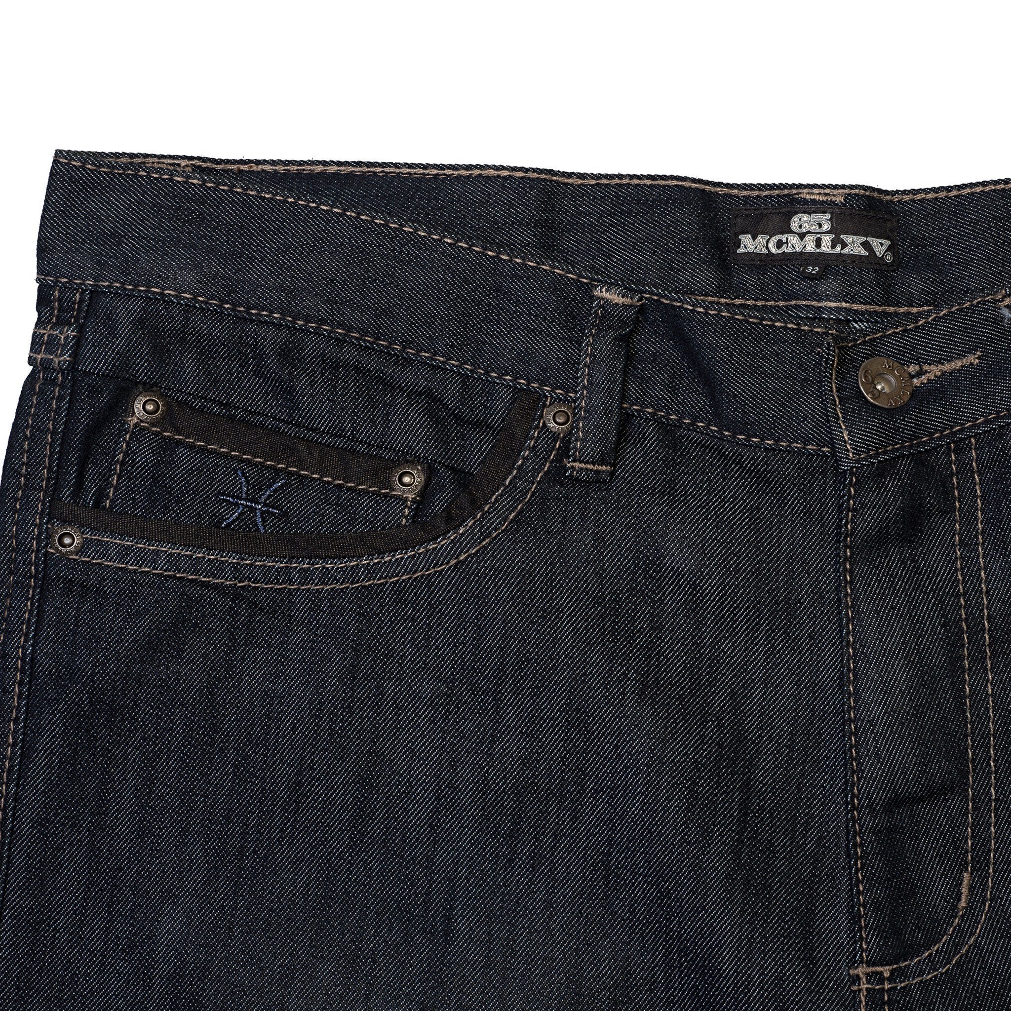 Men's Premium Denim Dark Wash Straight Jean