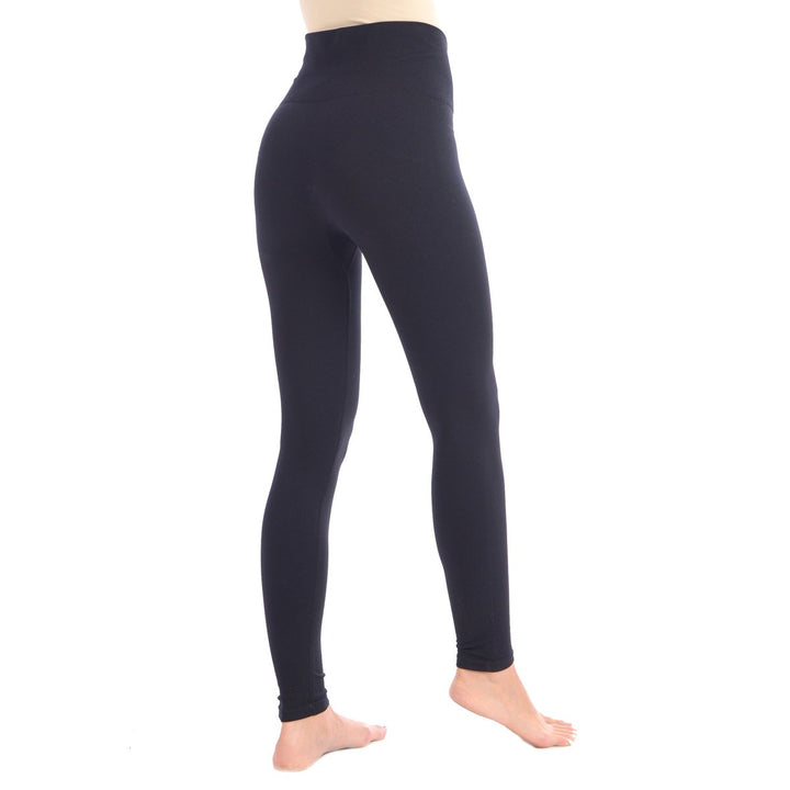 Look at Me Leggings with Double Layer 5" Hi-Waistband Black