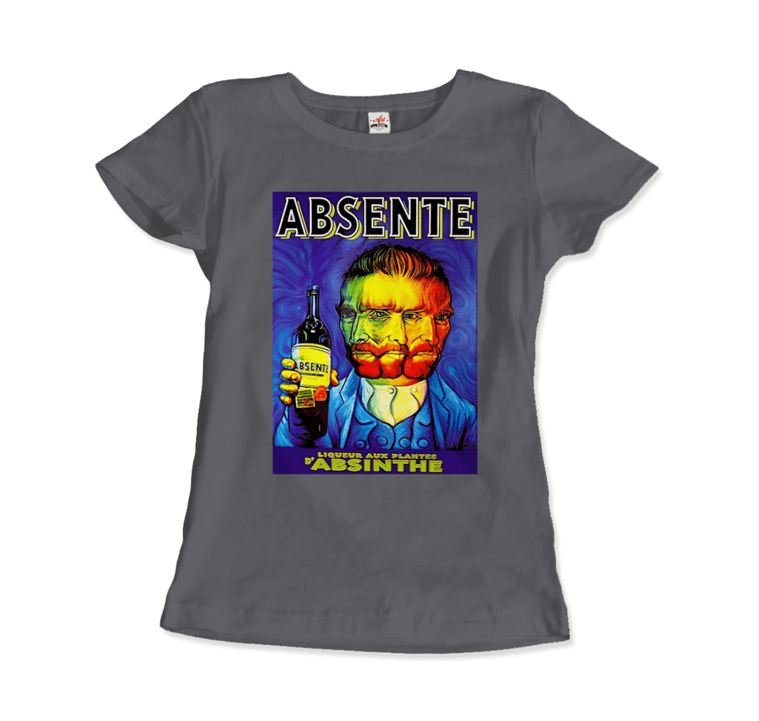 Absente, Vintage Absinthe Liquor Advertisement With Van Gogh T-Shirt