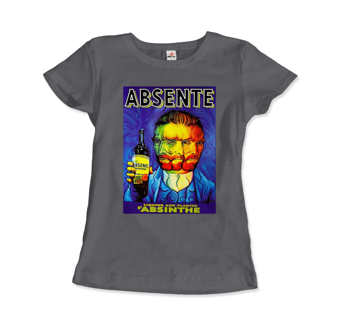 Absente, Vintage Absinthe Liquor Advertisement With Van Gogh T-Shirt