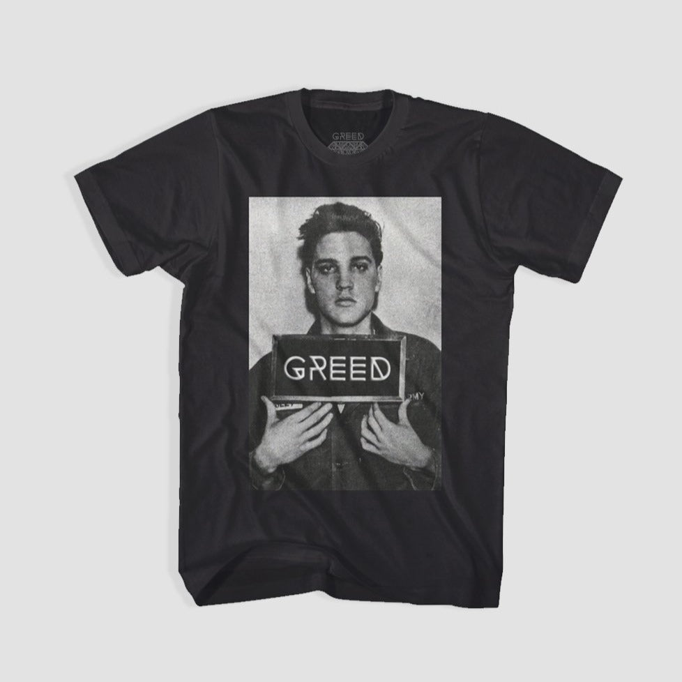 GREED Elvis T-Shirt in Black