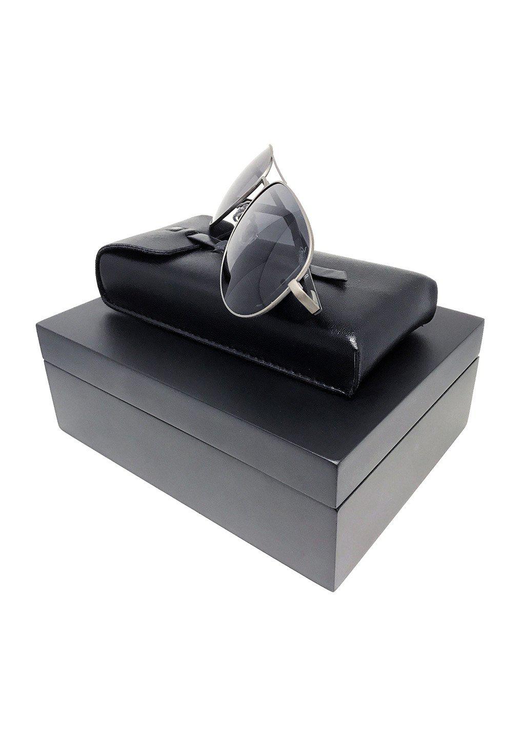 Titanium Aviator Sunglasses with Gift Box
