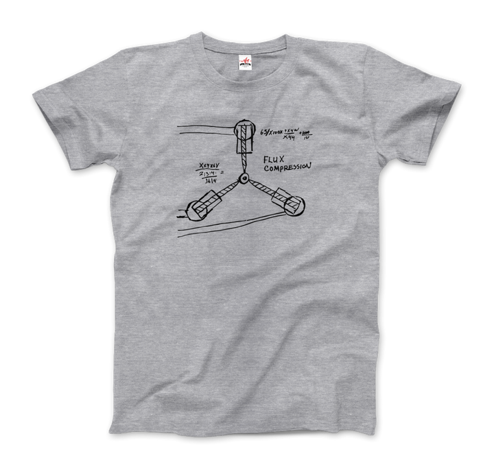 Flux Capacitor Sketch From Back to the Future Artwork T-Shirt Men & Women