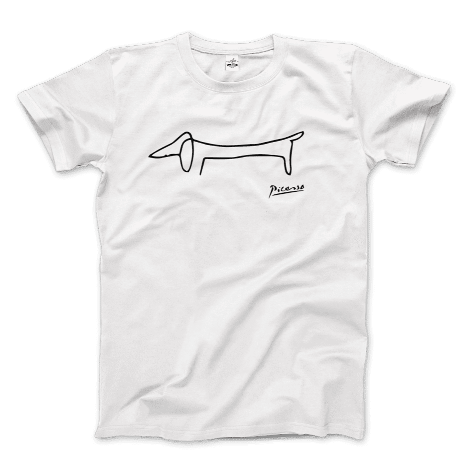Pablo Picasso Dachshund Dog (Lump) Artwork T-Shirt