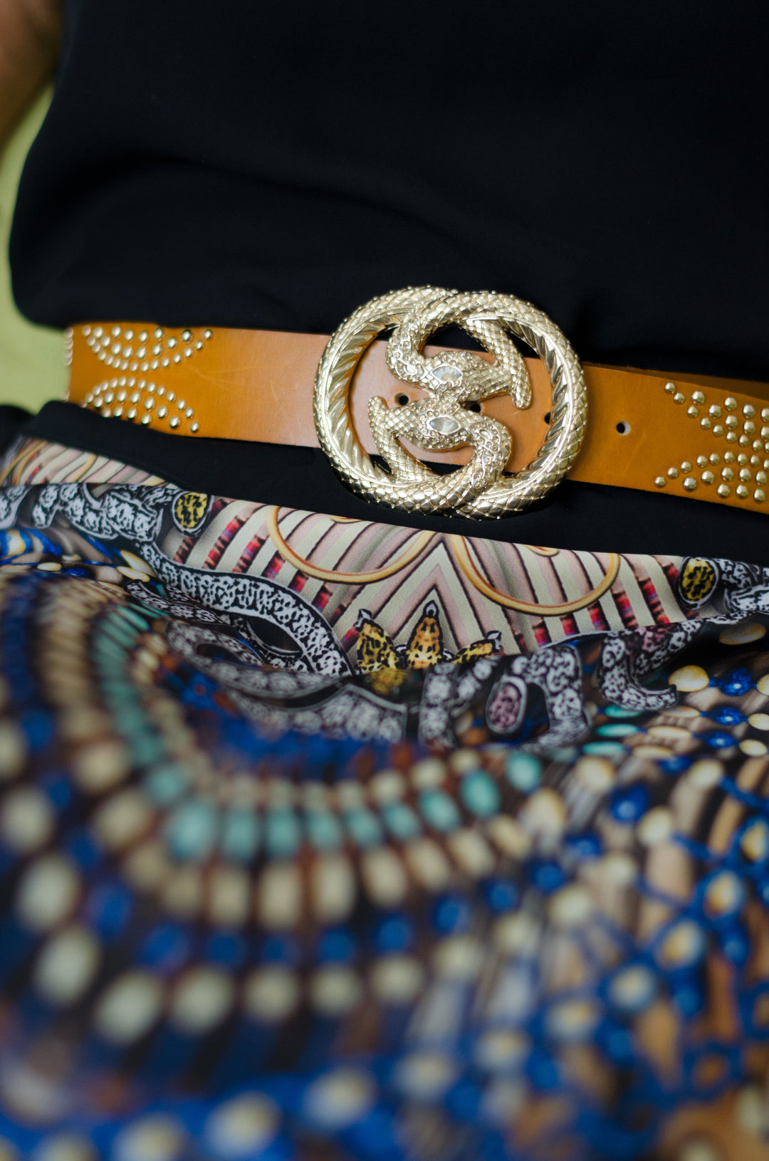 Snake Glam Belt