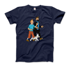 Tintin, Snowy and Captain Haddock Artwork T-Shirt