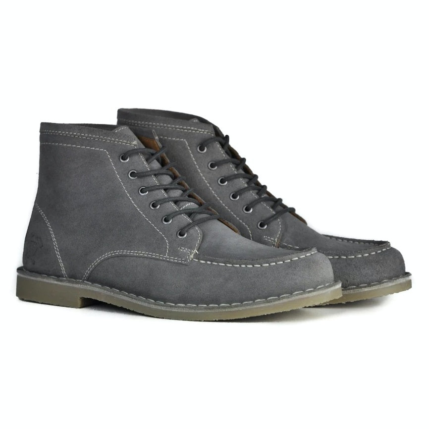 The Cooper Grey Suede Boots
