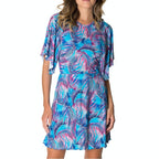 Del Ray Beach Cover Up in Daylight Palm by Lybethras