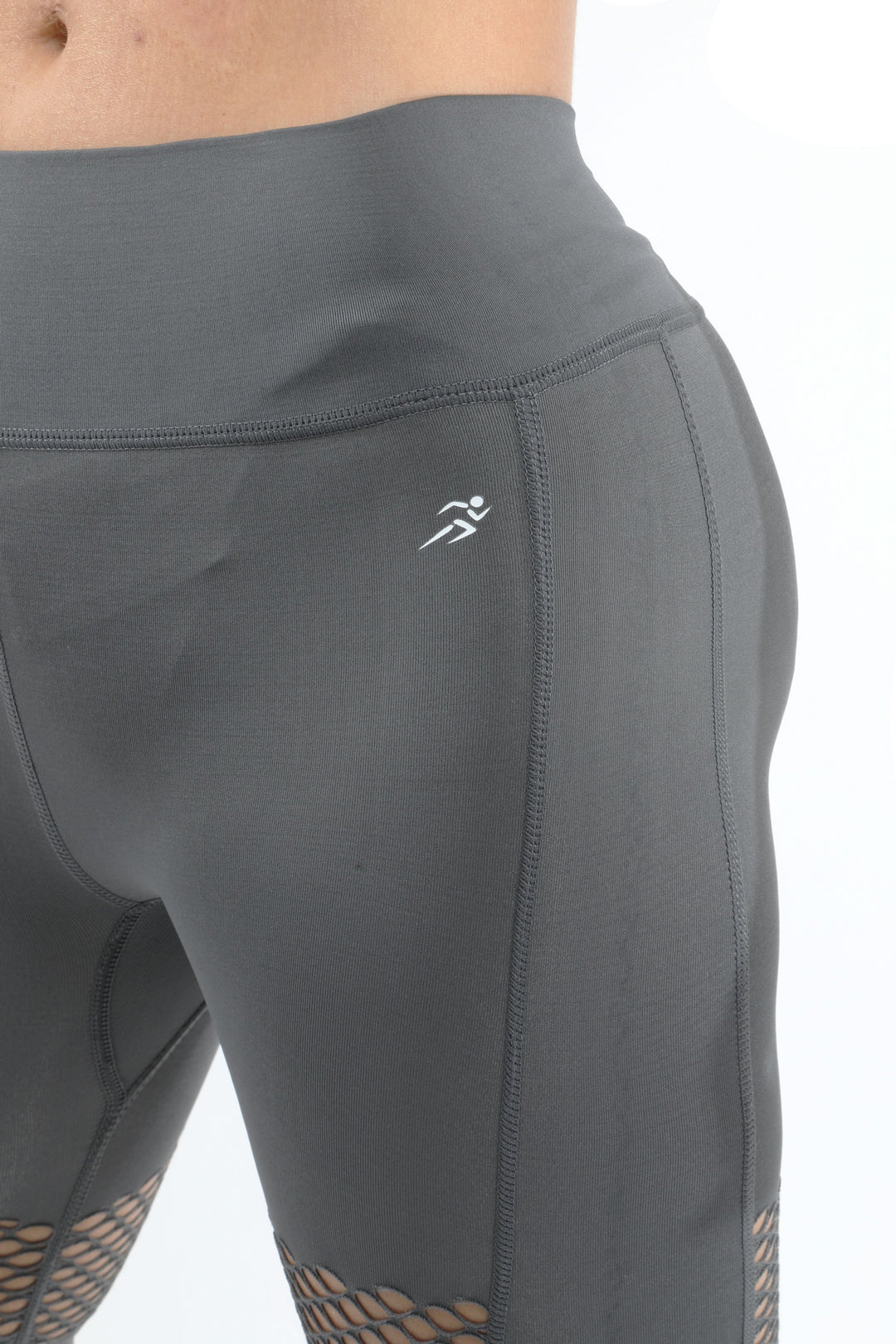 Malibu Seamless Activewear Shorts in Grey