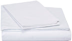DaDa Bedding White Fitted Sheet Only & Pillow Cases Set (FTS098765)