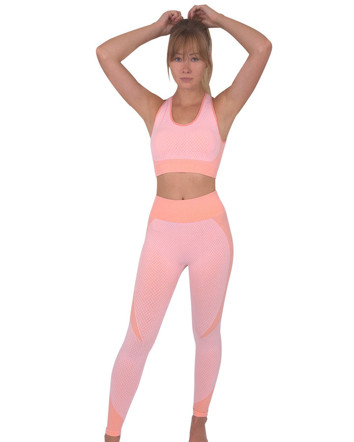 Trois Seamless Legging in Pink