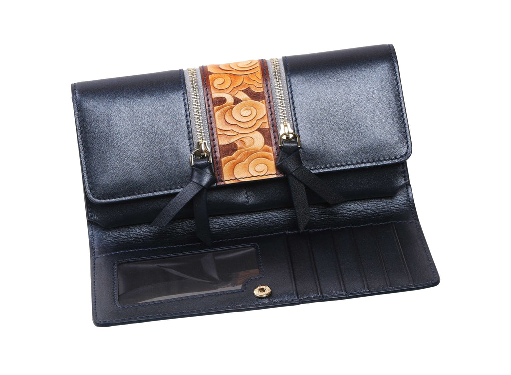 Cloud Blue Continental Purse