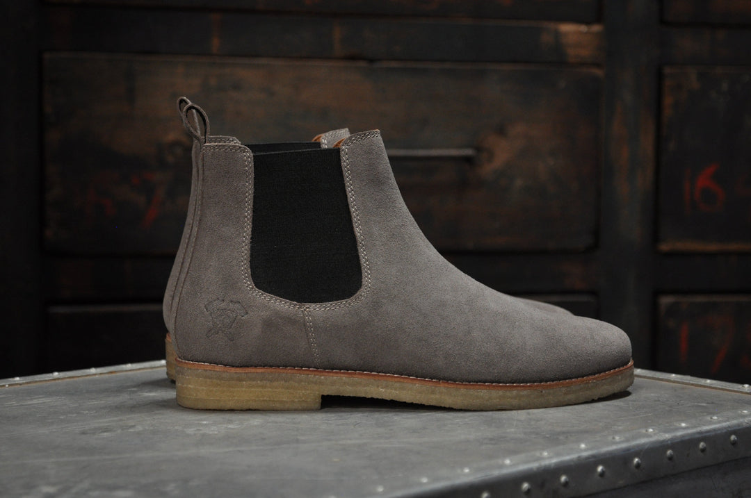 The Maddox 2 Grey Suede Chelsea Boot