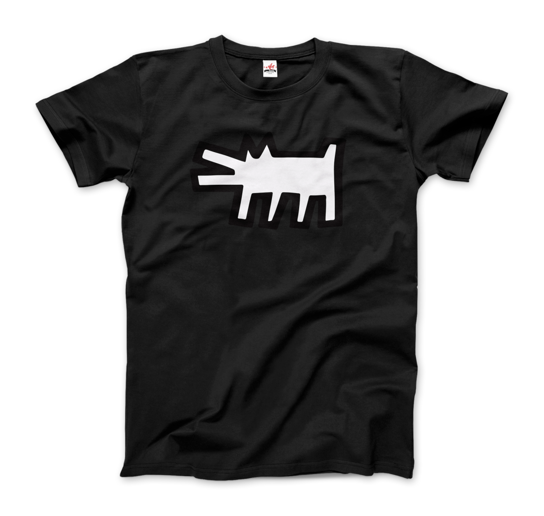 Keith Haring the Barking Dog Icon, 1990 Street Art T-Shirt