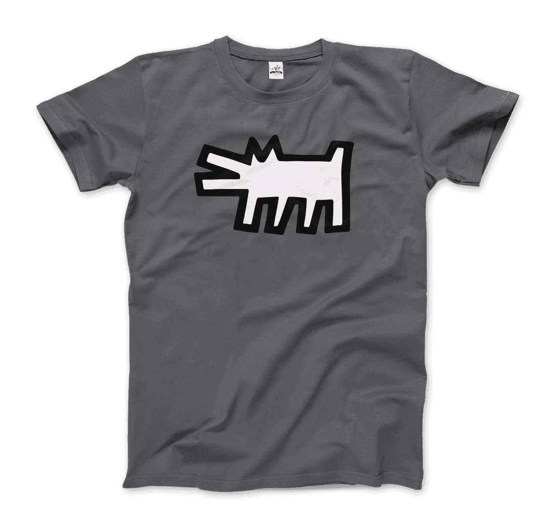Keith Haring the Barking Dog Icon, 1990 Street Art T-Shirt